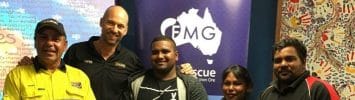 The Jaffrey Family was present for the Awards night, in addition to providing Indigenous support to FMG over the NAIDOC week here at Cloudbreak.